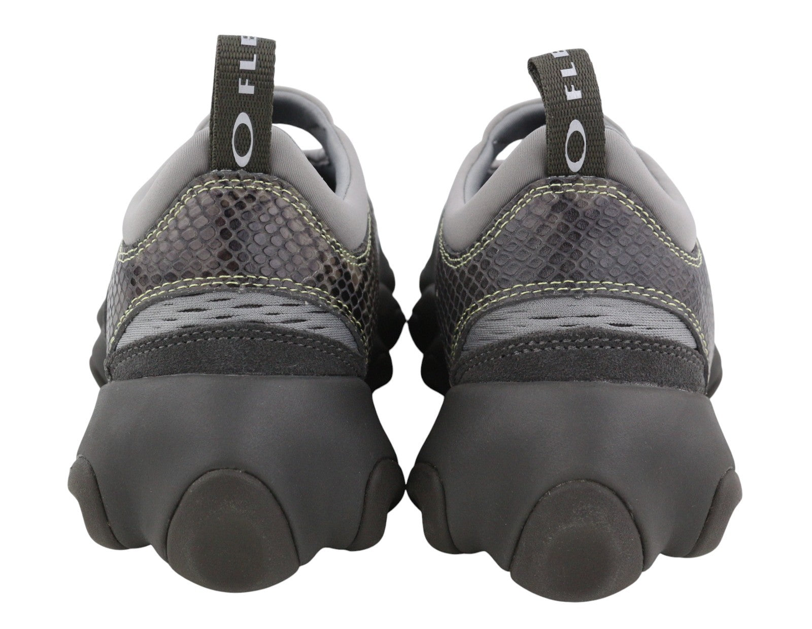 OAKLEY Factory Team x Brain Dead Python Flesh Men Sandals EU41 Pavement Grey Low