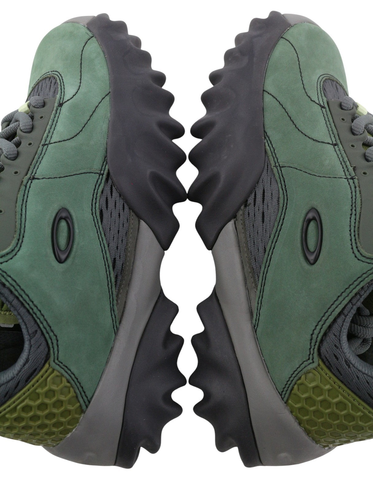 OAKLEY Factory Team Nubuck Chop Saw Women Boots EU38.5 Green Suede RRP190