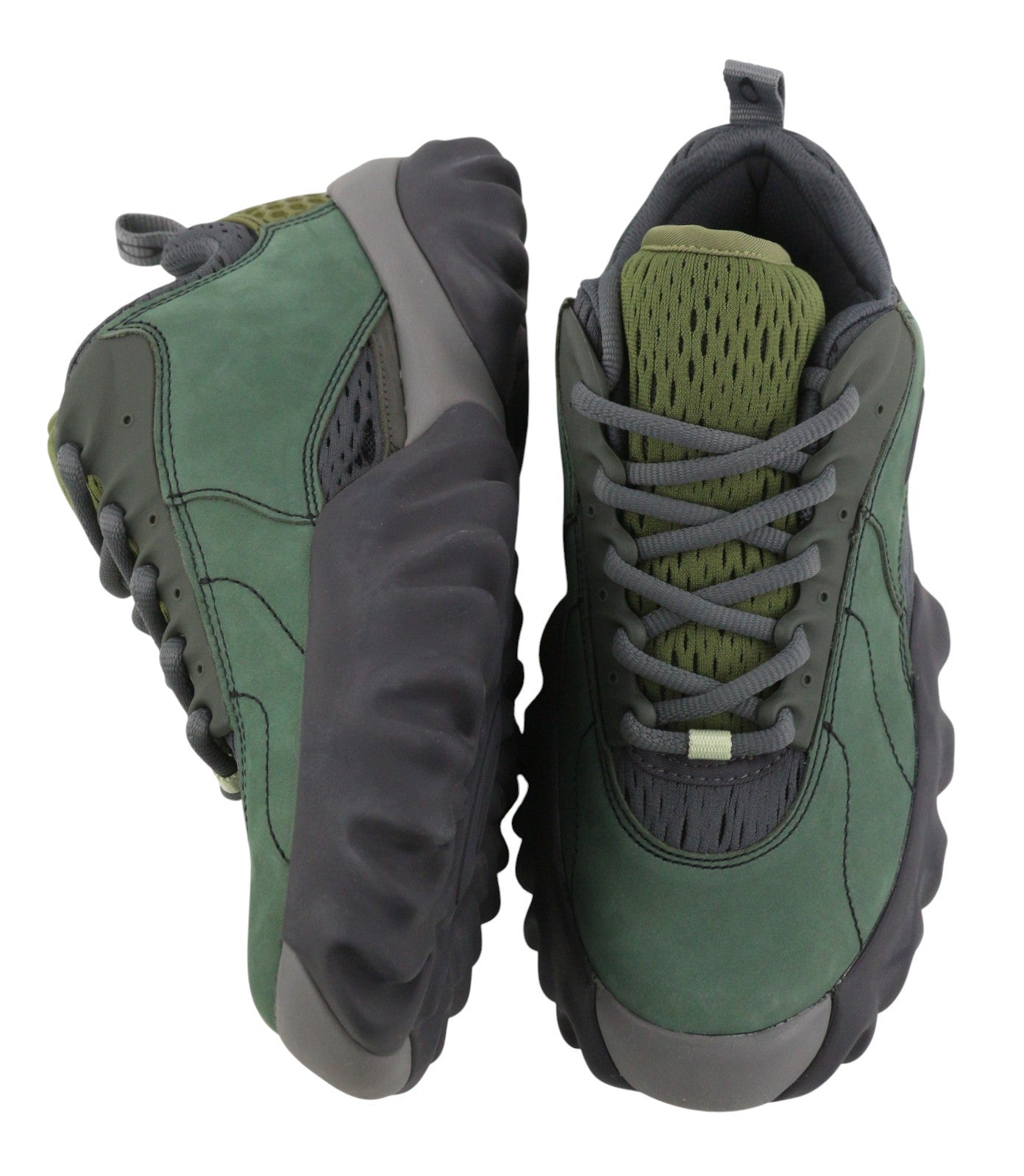 OAKLEY Factory Team Nubuck Chop Saw Women Boots EU38.5 Green Suede RRP190