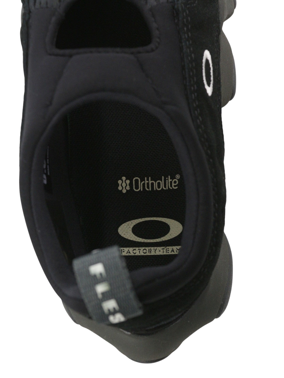 OAKLEY Factory Team Suede Flesh Women Sandals EU38.5 Black Ortholite RRP185