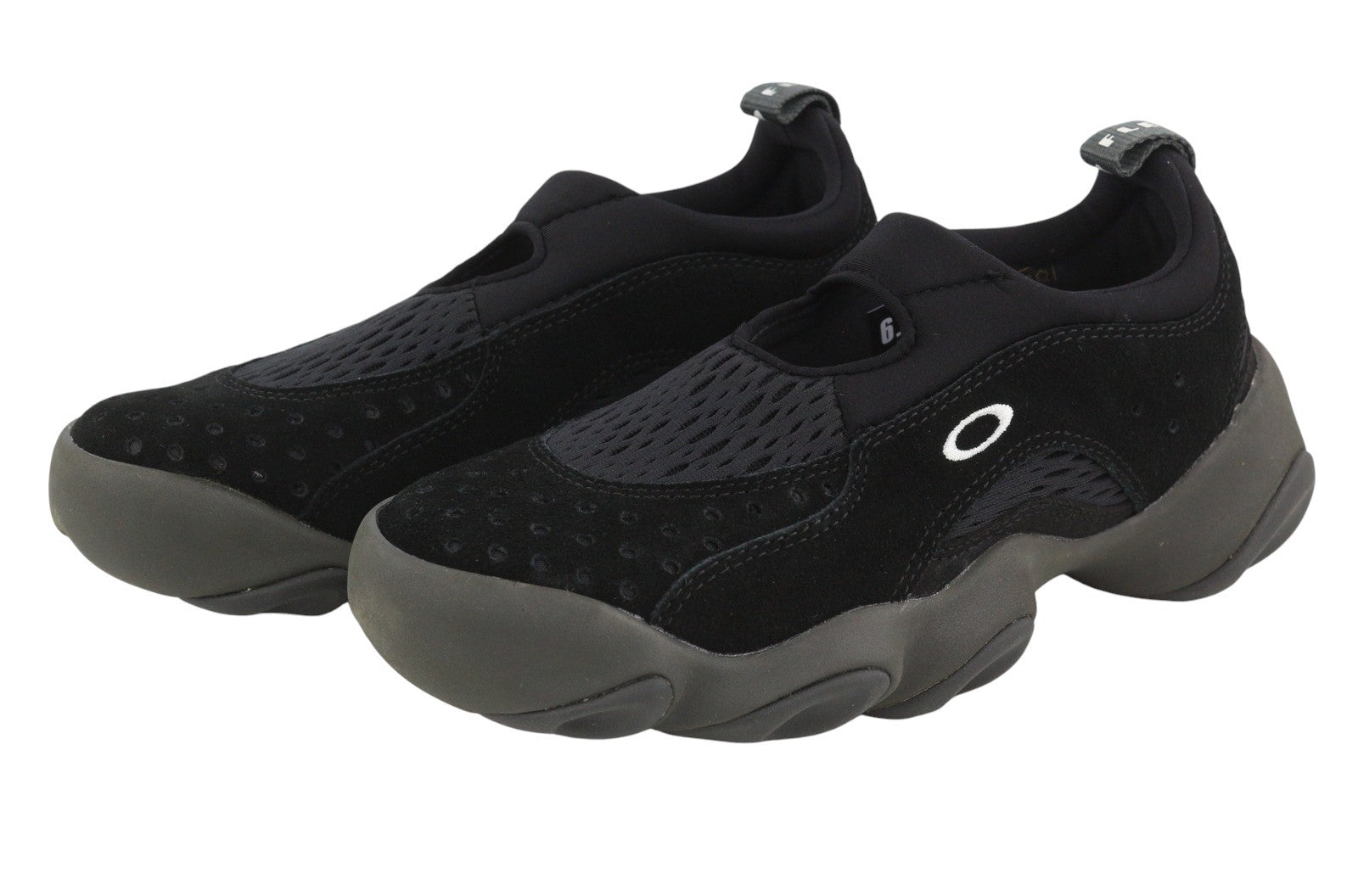 OAKLEY Factory Team Suede Flesh Women Sandals EU38.5 Black Ortholite RRP185