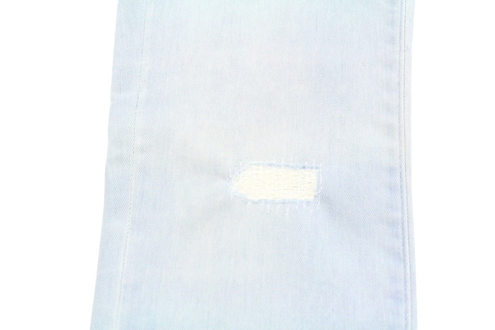 DENHAM Spray Women Jeans W26/L32 Blue Faded Distress Stretch Super Tight Fit