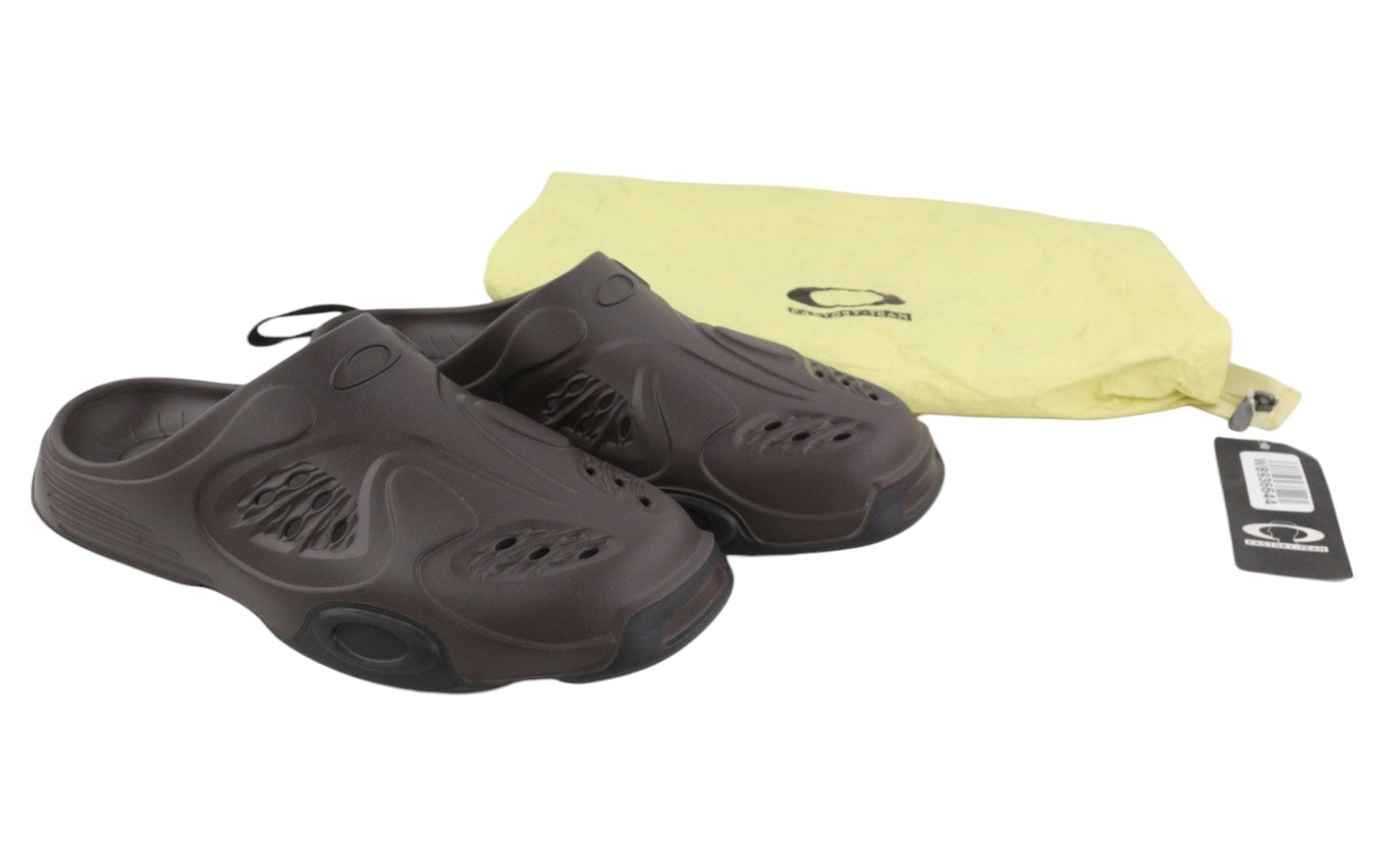 OAKLEY Factory Team x Brain Dead Paguro Slide Men Slippers EU41 Cold Brew Brown