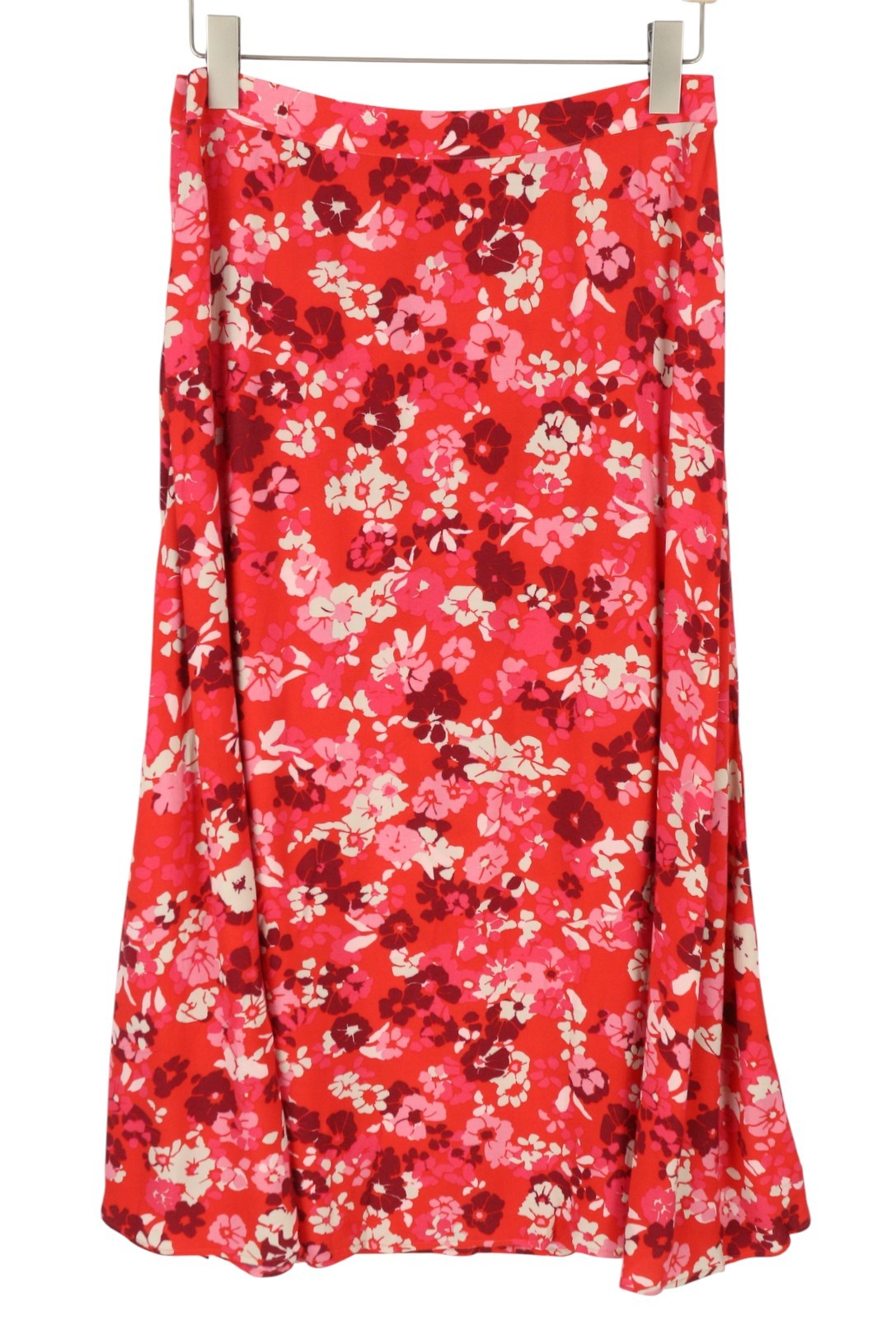 GANT Liberation Bouquet Wrap Women Skirt EU38 Lava Red Floral Print Midi