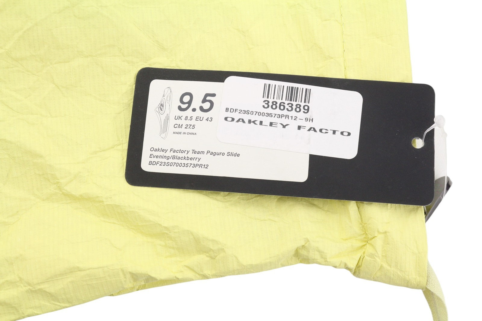 OAKLEY Factory Team Paguro Slide Men Slippers EU43 Evening Limited Edition