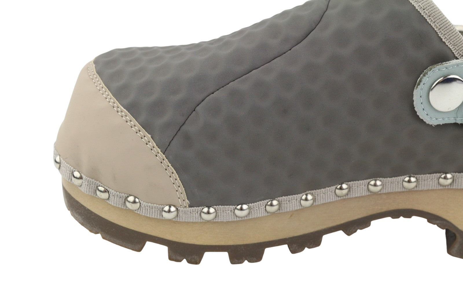 BRAIN DEAD Energy Absorber Rubberized Women Shoes EU39 Vibram Wooden Clog RRP480