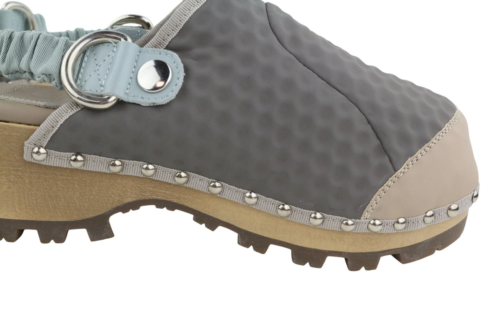 BRAIN DEAD Energy Absorber Rubberized Women Shoes EU39 Vibram Wooden Clog RRP480