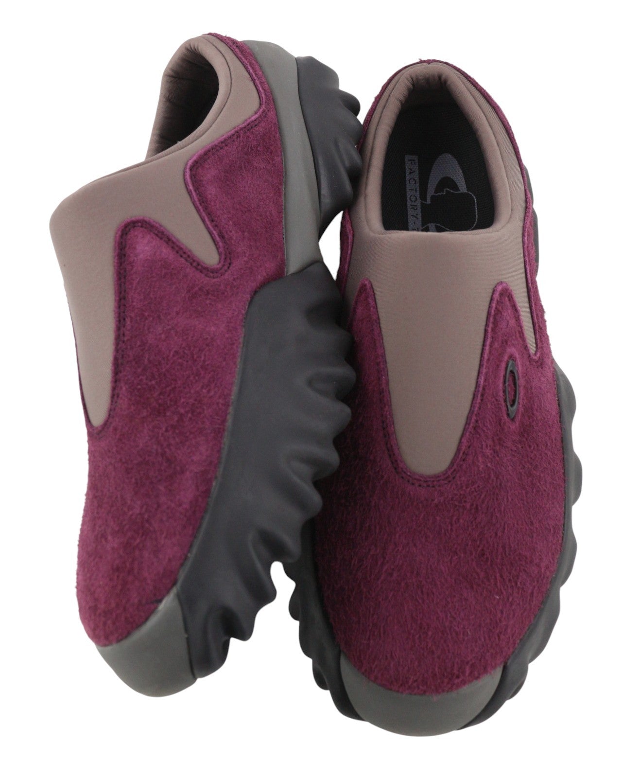 OAKLEY Factory Team x Brain Dead Chop Saw Mule Men Shoes EU42 Burgundy RRP190