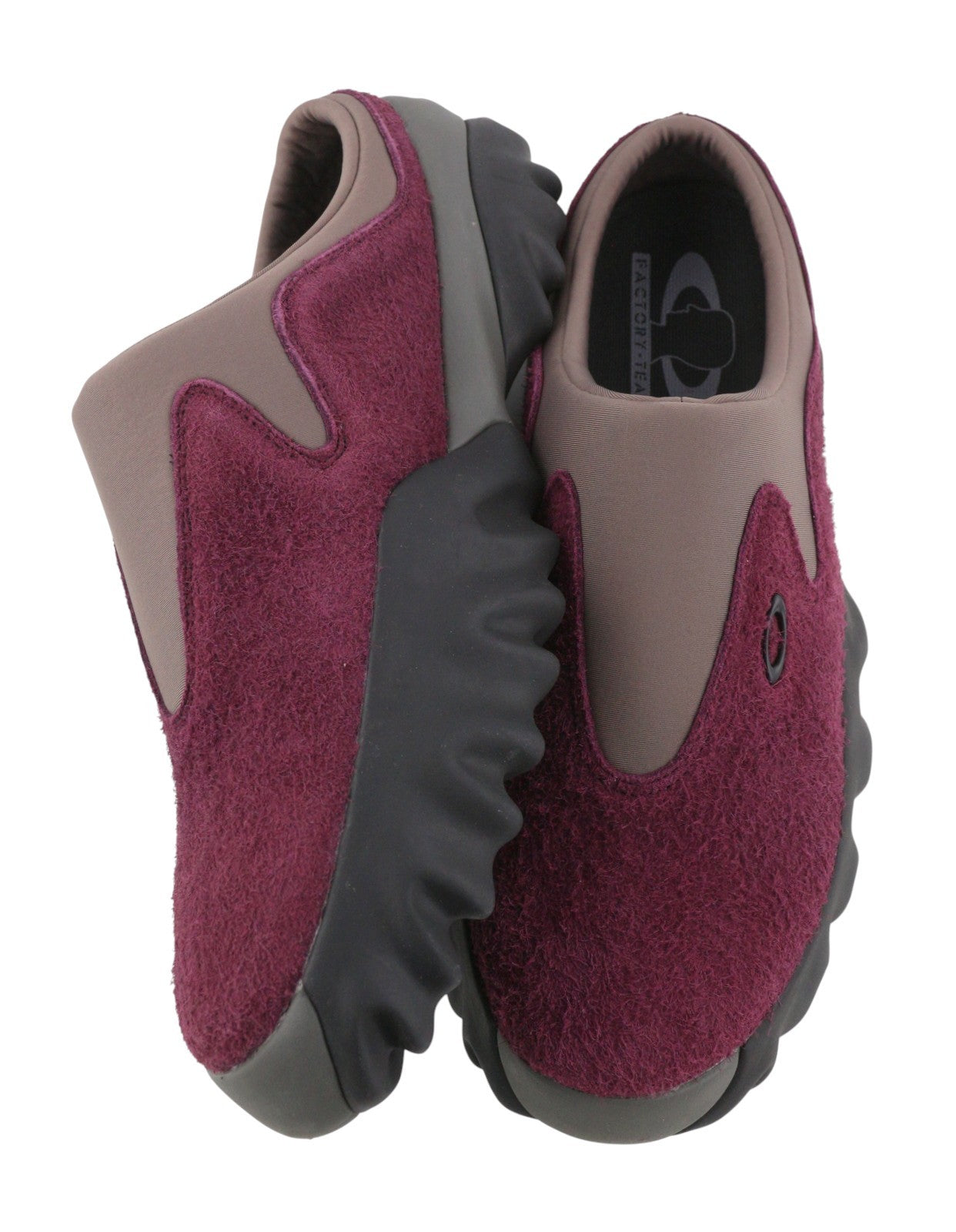 OAKLEY Factory Team x Brain Dead Chop Saw Mule Men Shoes EU40 Burgundy RRP190