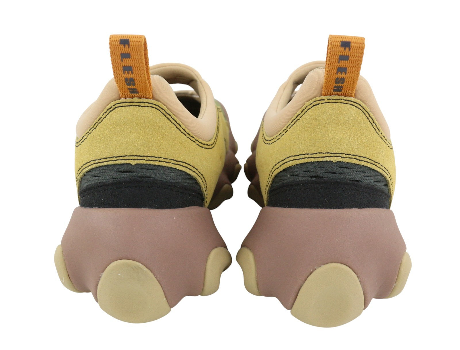 OAKLEY Factory Team x Brain Dead Suede Flesh Men Sandals EU41 Multi Ortholite