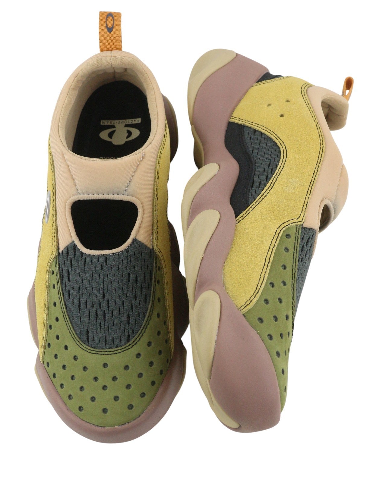 OAKLEY Factory Team x Brain Dead Suede Flesh Men Sandals EU42.5 Multi Ortholite