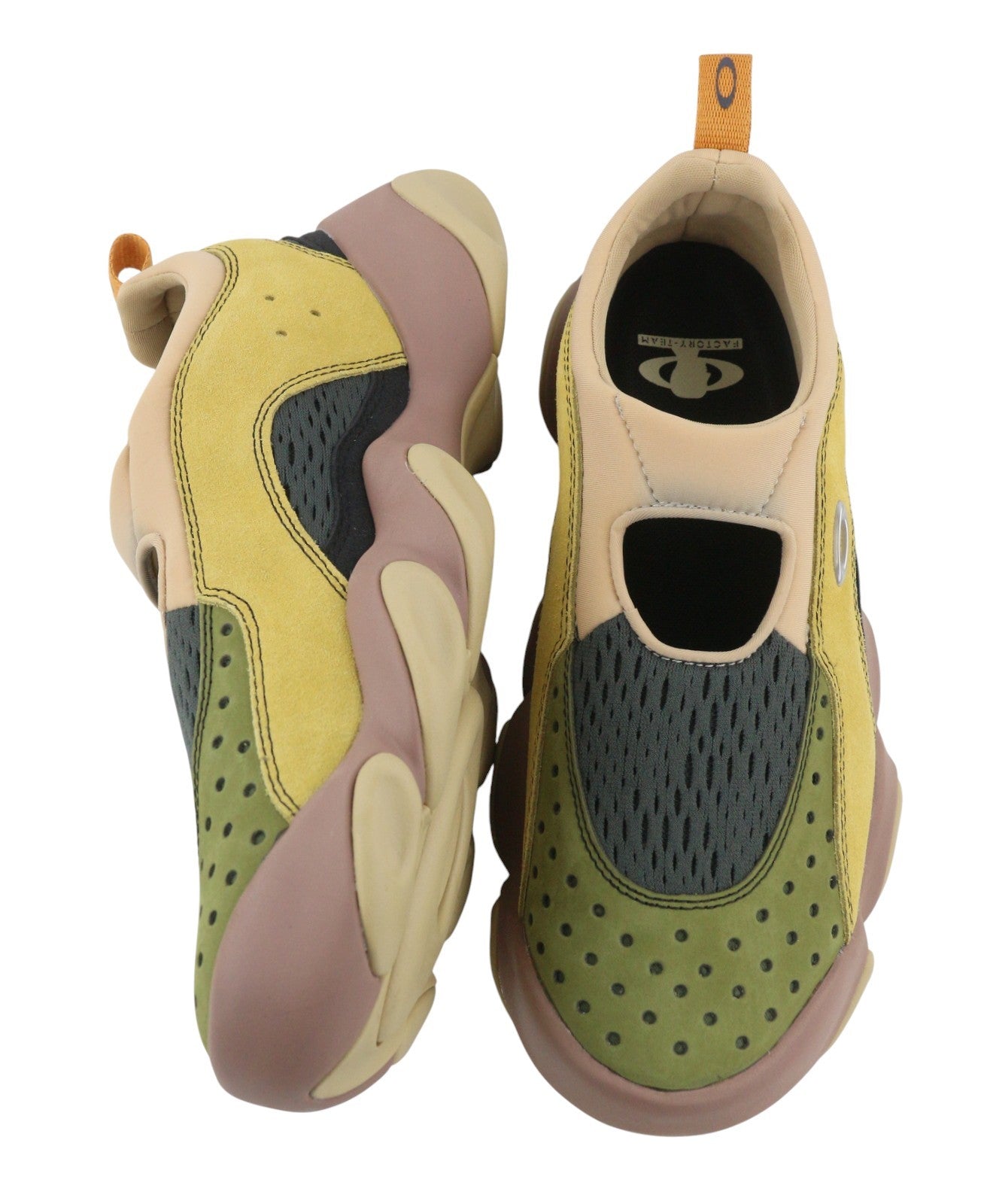 OAKLEY Factory Team x Brain Dead Suede Flesh Men Sandals EU42.5 Multi Ortholite