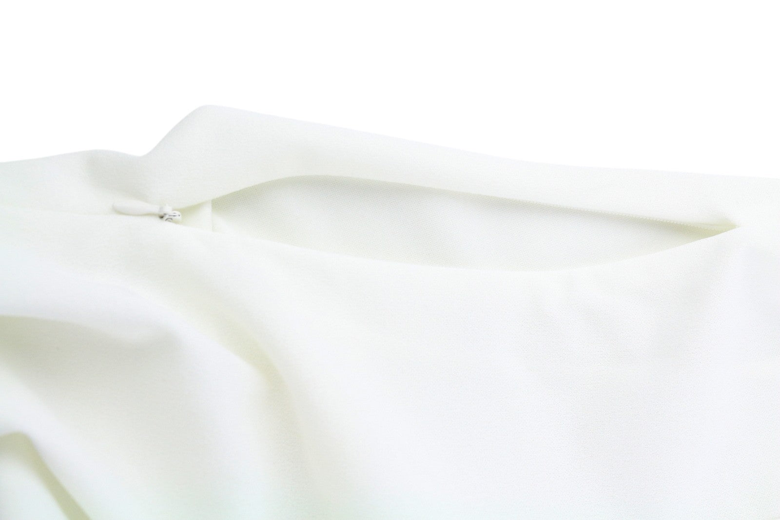 MANOUKIAN Women's Dress OS White Sleeveless Lace Trim Lined Lightweight