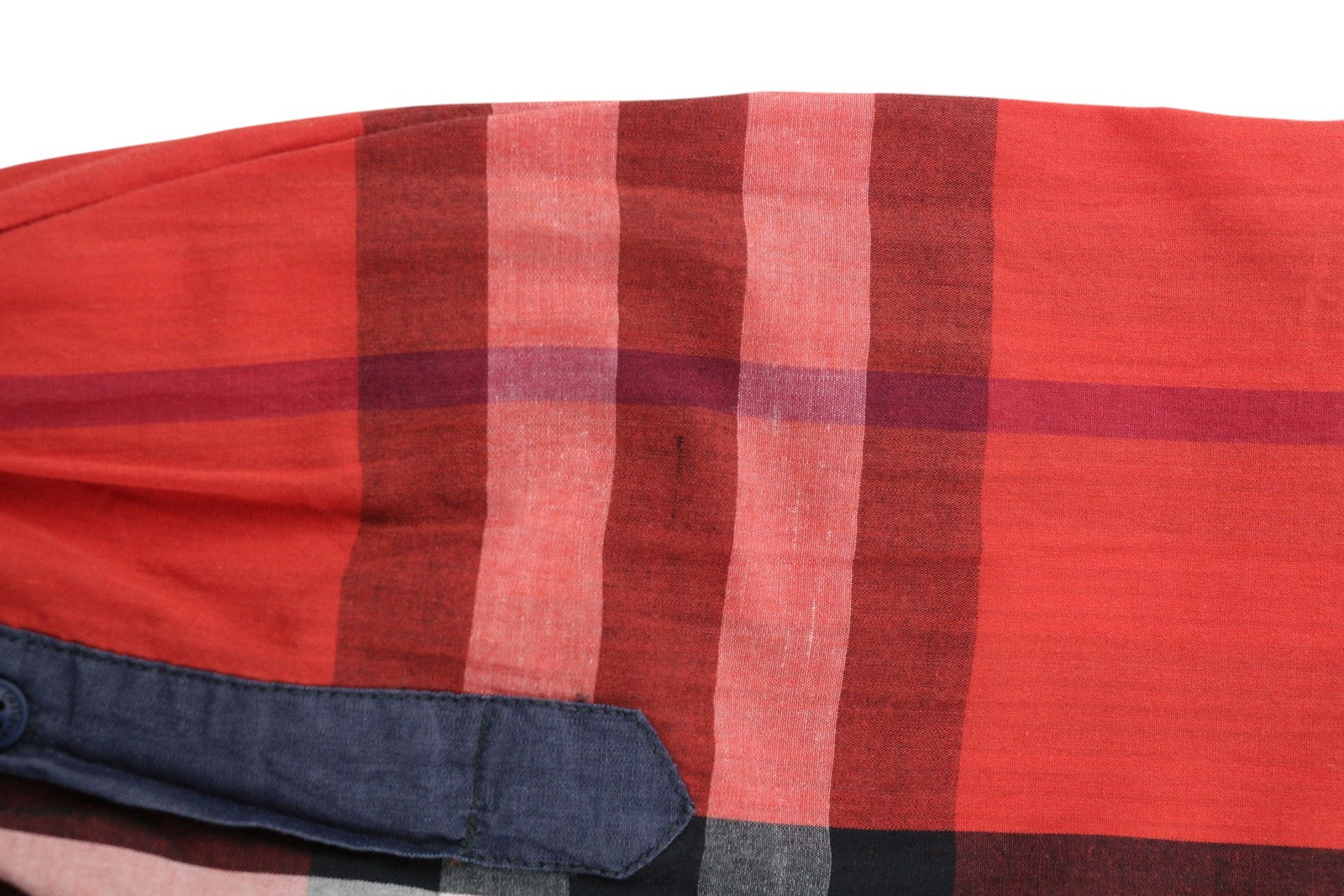 DESIGUAL Men's Shirt XL Plaid Casual Button Shirt With Patch Pocket