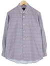 Blue Cotton Button-up