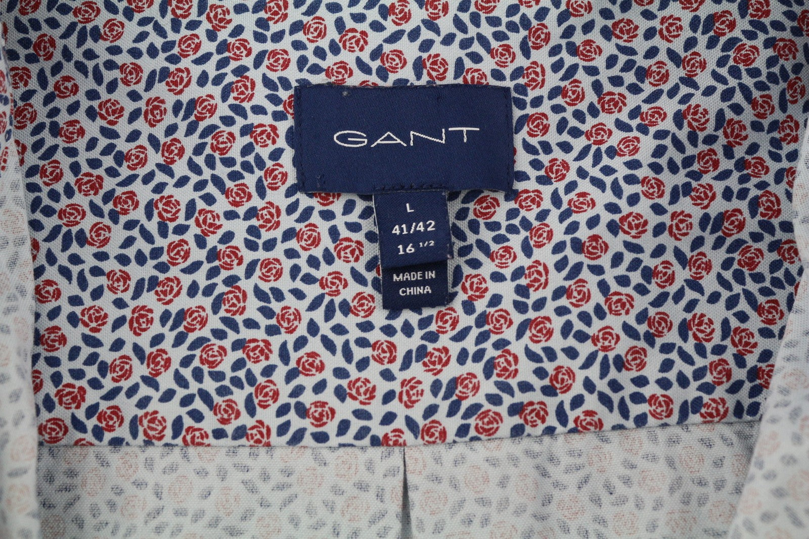 GANT Men's Shirt L Floral Print Button Down Casual Long Sleeve
