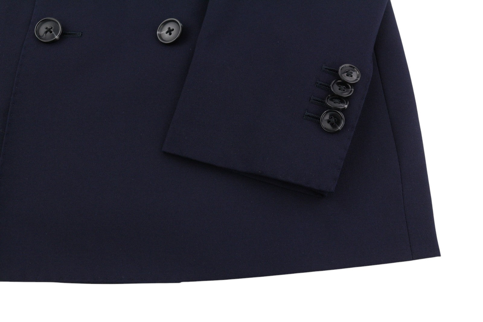 SUITSUPPLY La Spalla Men's Blazer UK30R Navy Wool Double Breasted Peak Lapel