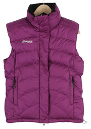 BERGANS OF NORWAY 5311 Women's Gilet S Purple Quilted Down Zip Vest
