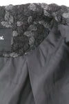 Black Polyester Coat