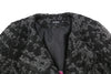 Black Polyester Coat