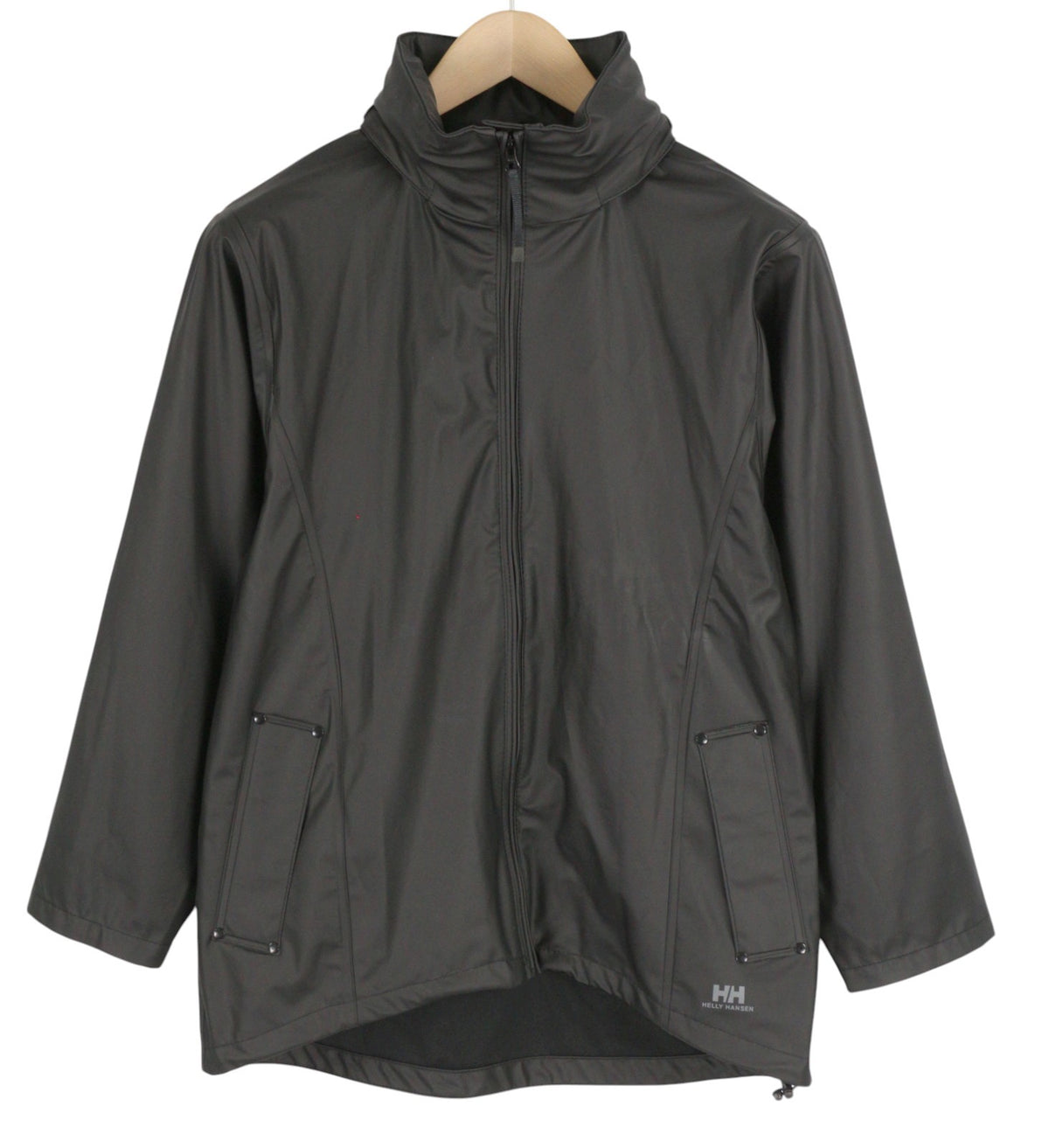 Schwarze Polyurethanjacke