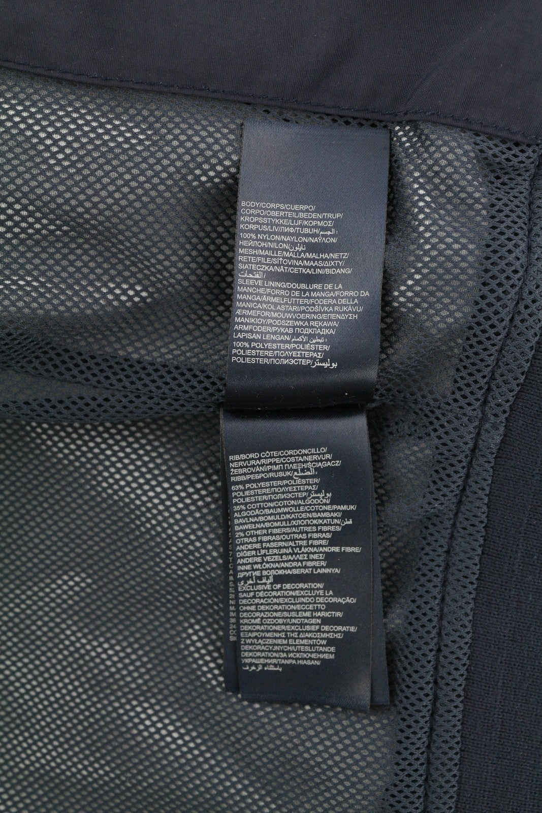 TOMMY HILFIGER Men's Jacket XL Navy Lightweight Mesh Lined Zip Front