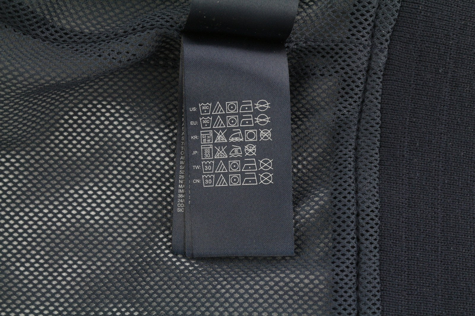 TOMMY HILFIGER Men's Jacket XL Navy Lightweight Mesh Lined Zip Front