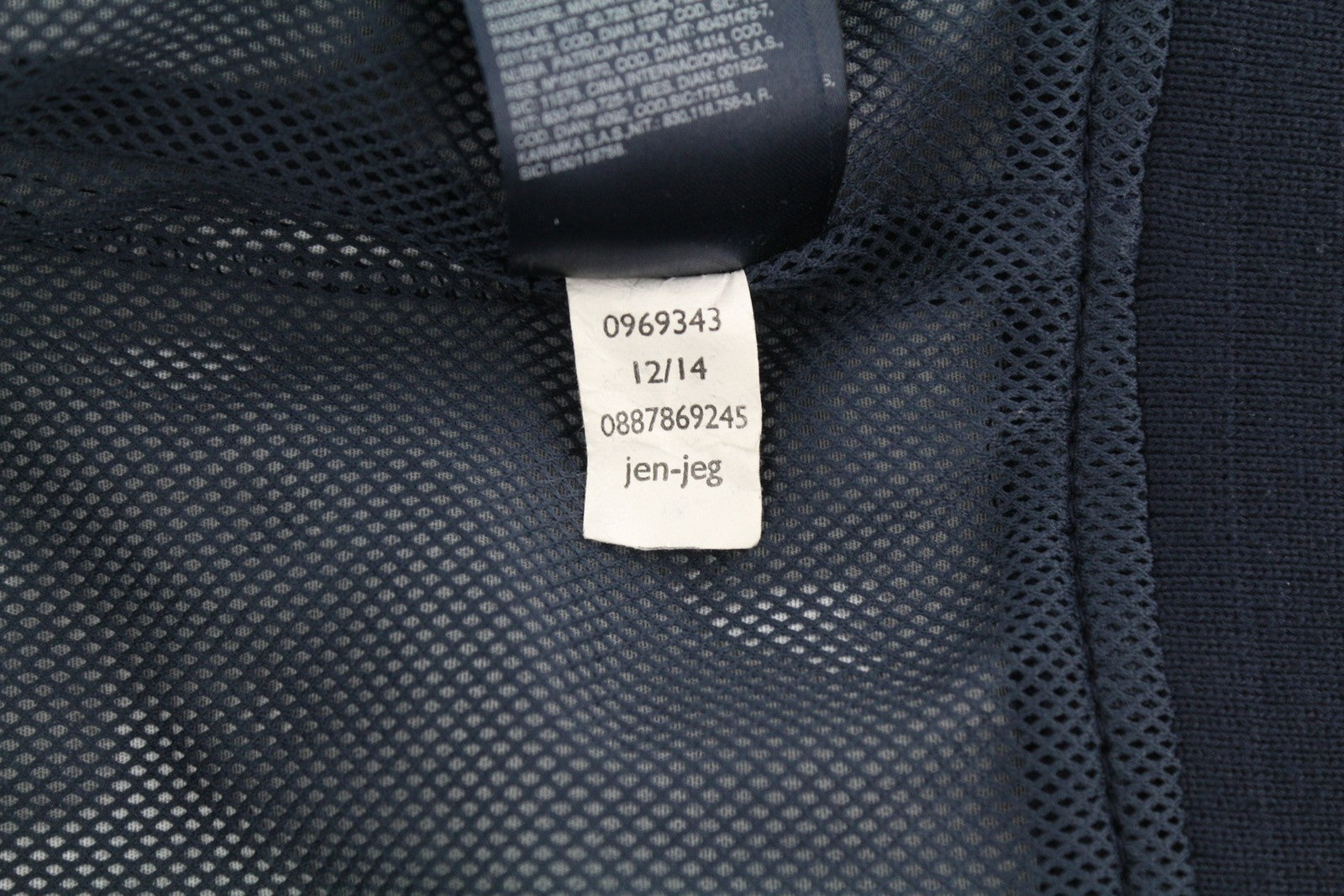 TOMMY HILFIGER Men's Jacket XL Navy Lightweight Mesh Lined Zip Front