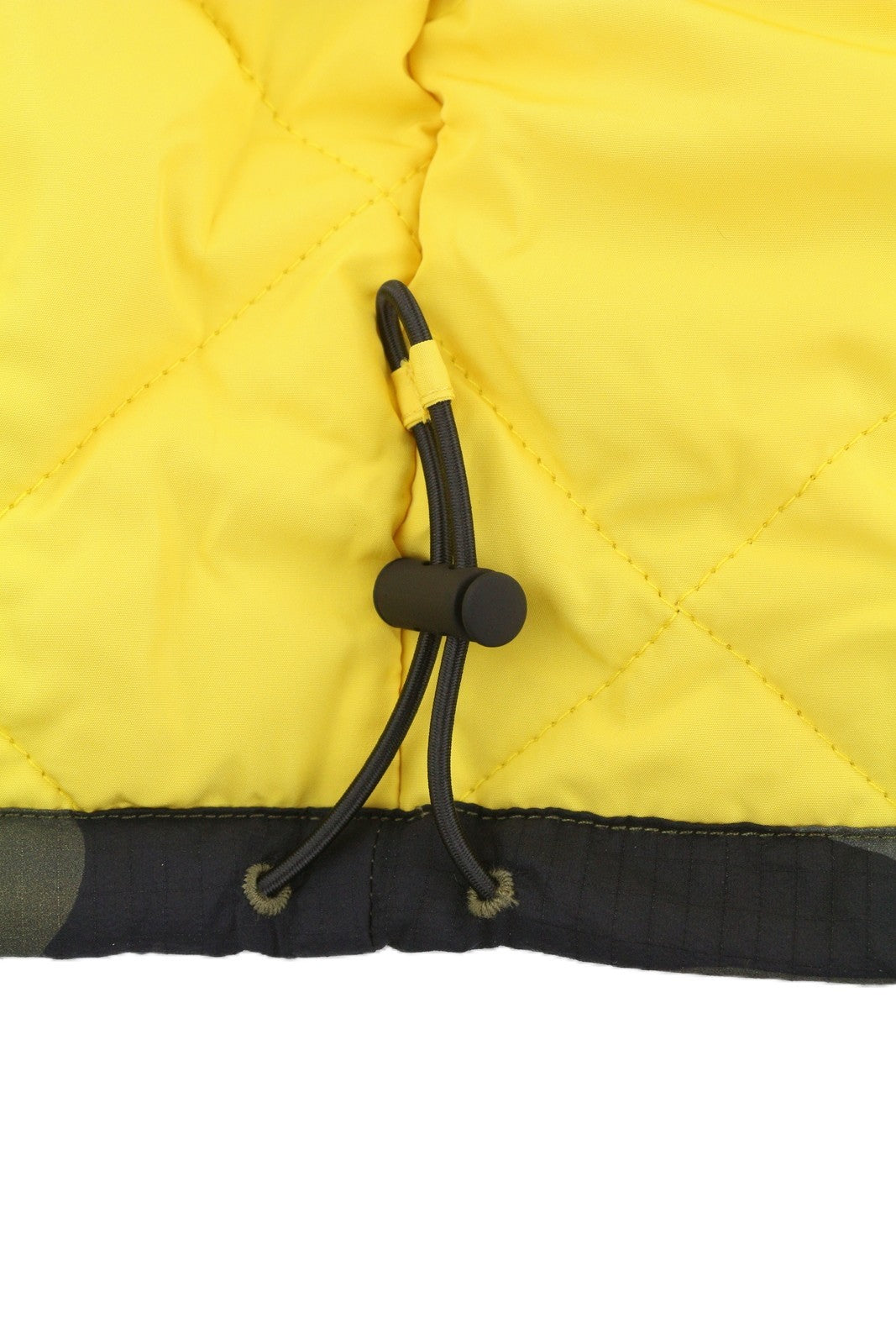 AIGLE Morister Men Jacket M Camouflage Padded Full Zip Button Up Bomber