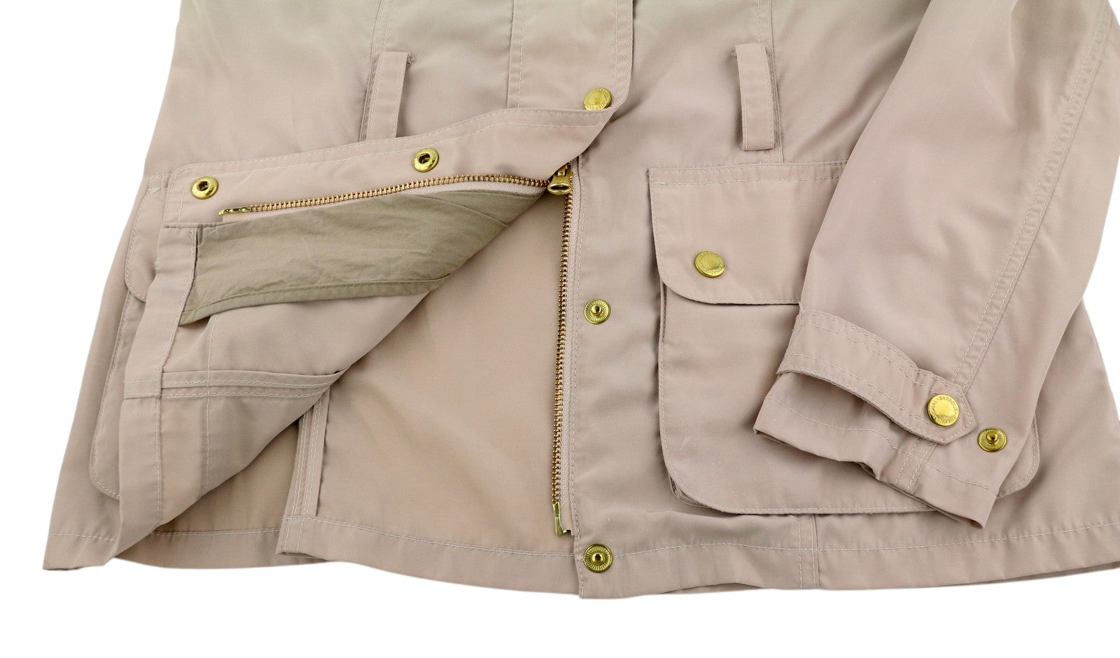 BARBOUR Bintl Broton Women's Jacket EU36 Brown Belted Lightweight Zip