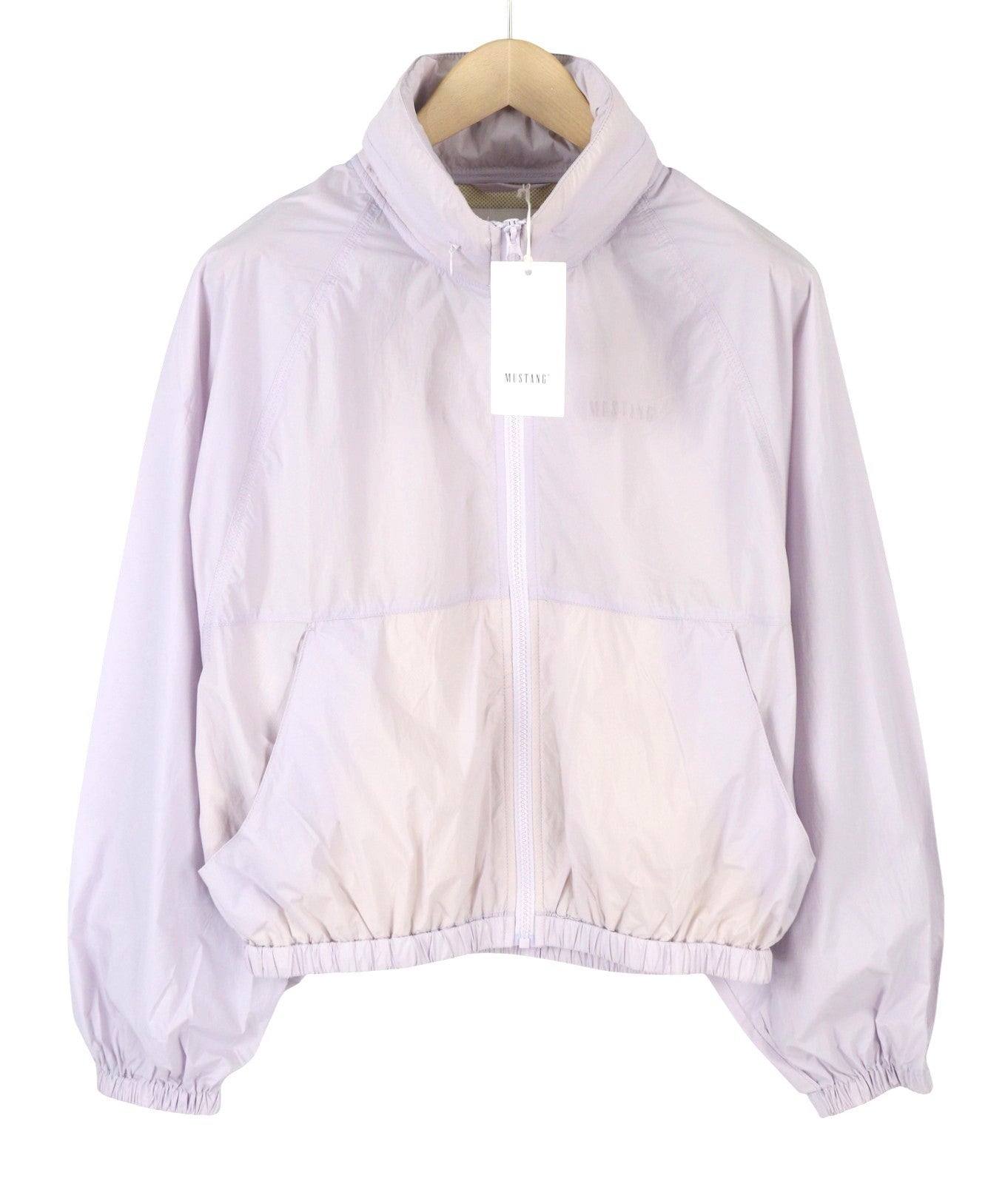 MUSTANG Hanna Light Women Jacket S Light Purple Hidden Hood Sport Lightweight