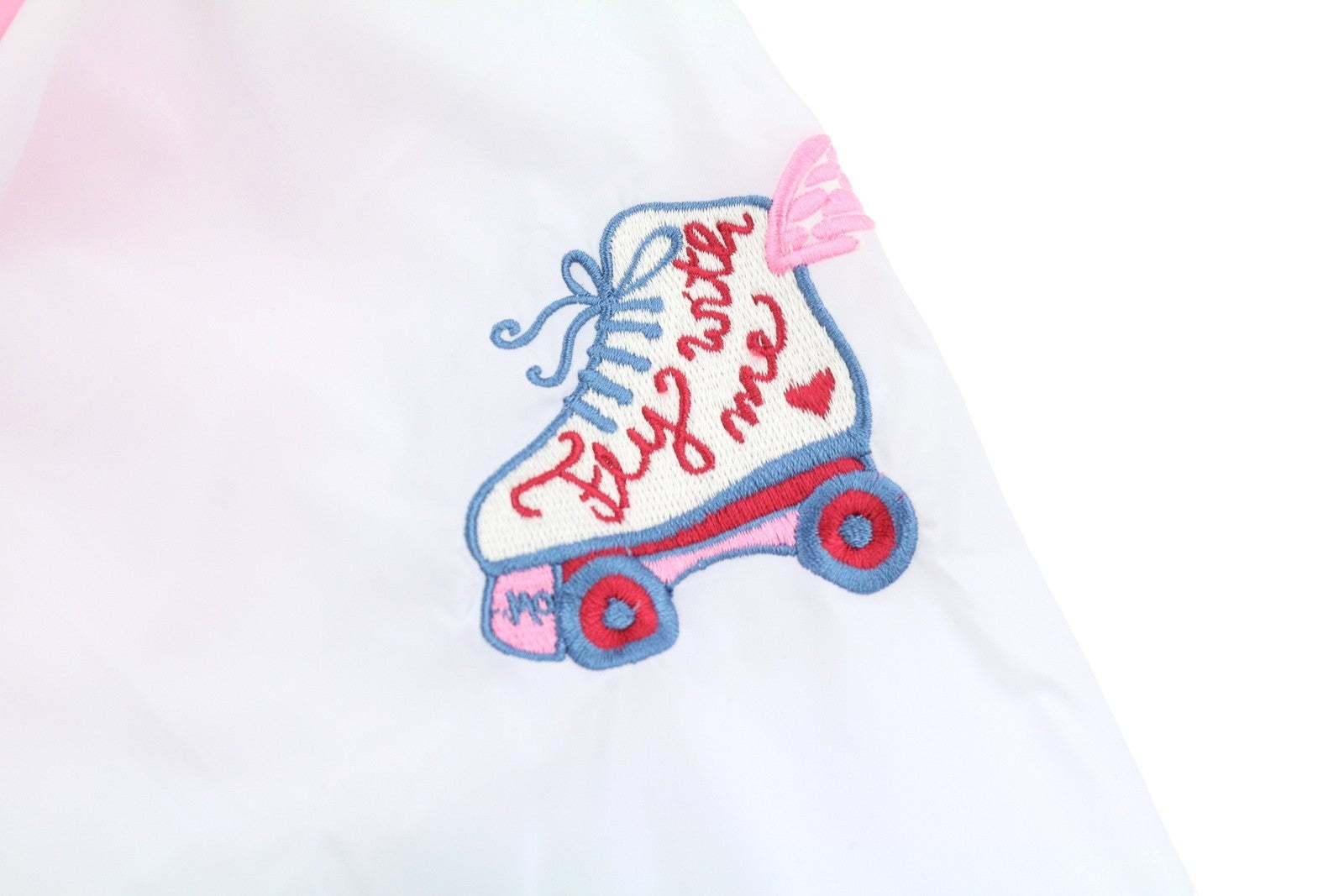 MYMO Women Jacket S Anorak Mesh Lined Hooded Lightweight Pink White