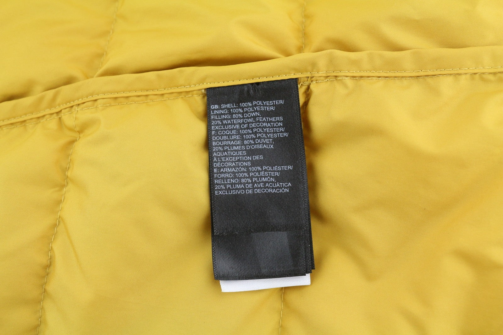 THE NORTH FACE New Ashton Women's Parka L Yellow 550 Down Quilted
