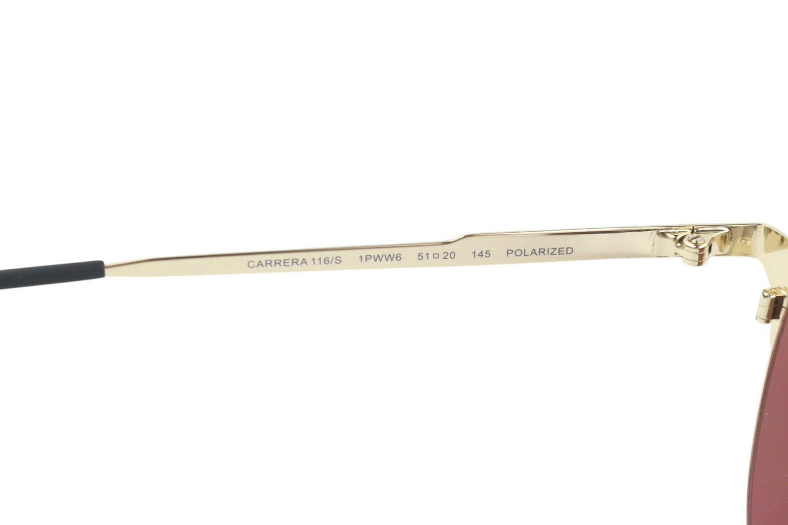 CARRERA 116/S Women Sunglasses Golden Tone Frame Casual Logo Polarized 1PWW6