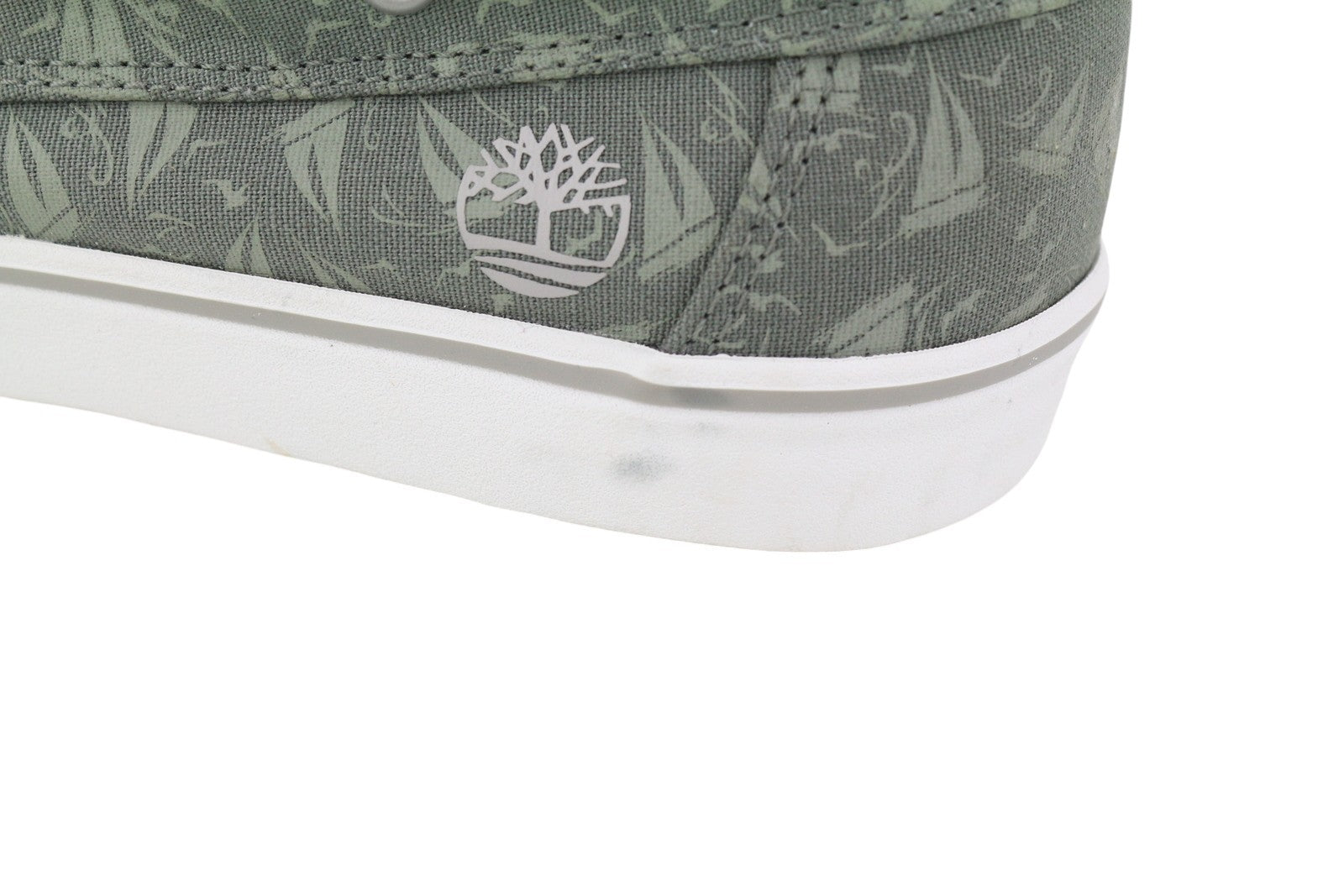 TIMBERLAND A2549 Men's Shoes EU43 Grey Textile Boat Style Lace Up Almond Toe