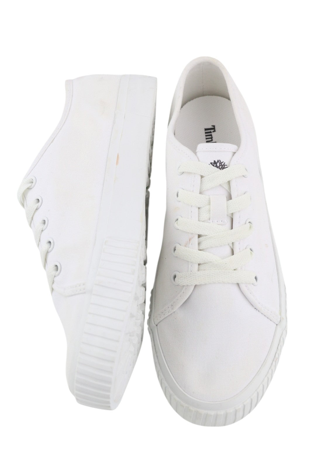 TIMBERLAND A2FHC Women's Sneakers EU37.5/38.5 White Low Lace Almond Toe