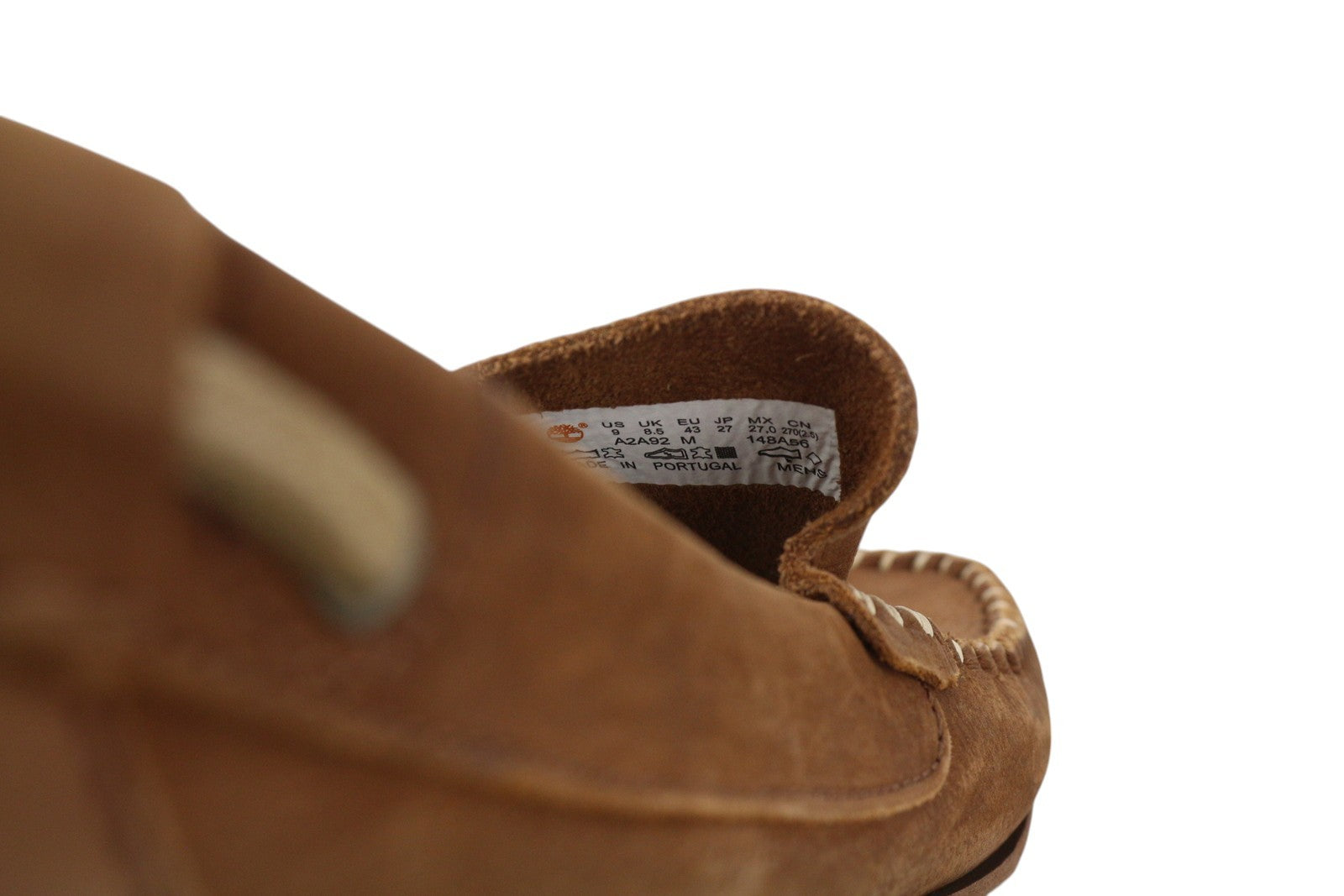 TIMBERLAND A2A92 Men's Shoes EU43 Brown Leather Boat Slip On Cloud Comfort