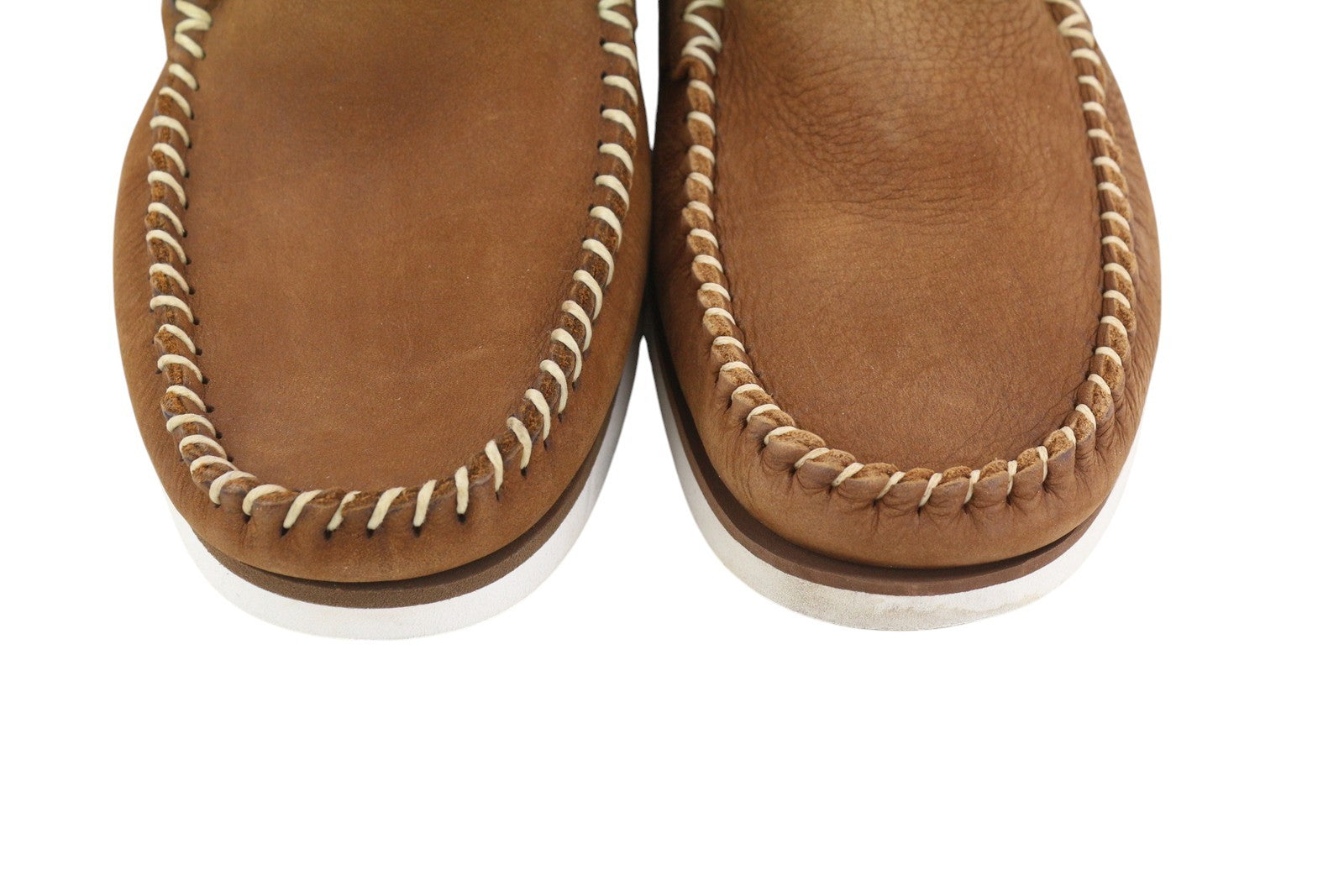 TIMBERLAND A2A92 Men's Shoes EU43 Brown Leather Boat Slip On Cloud Comfort