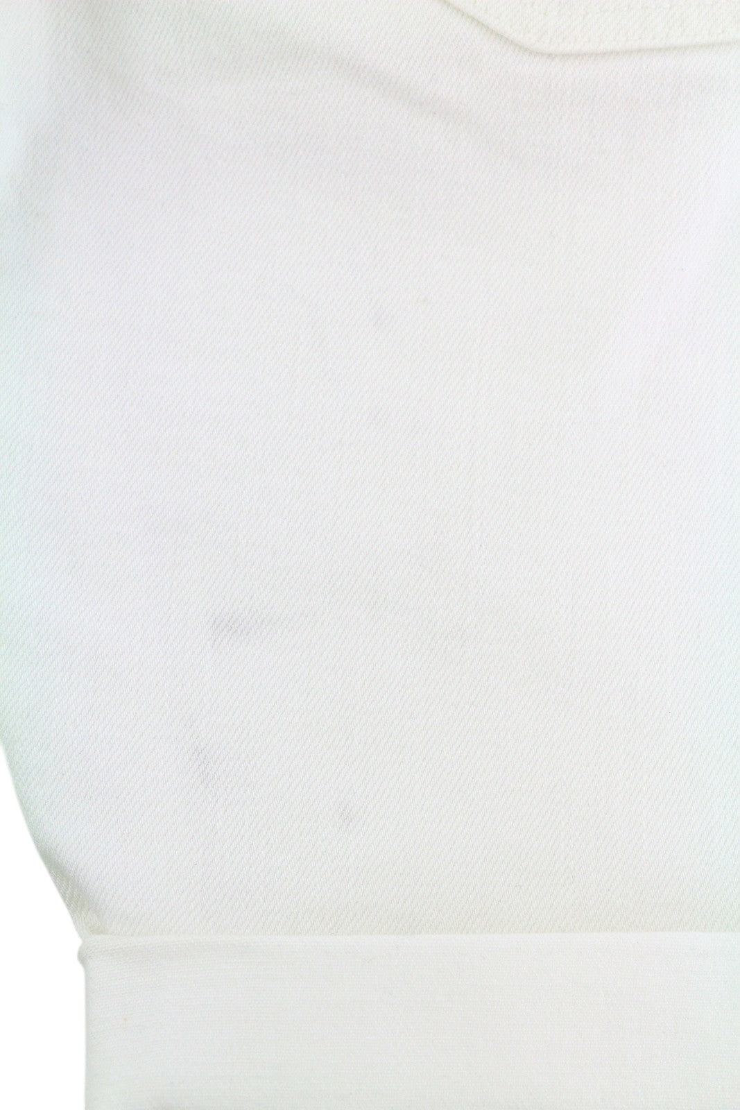 NUDIE JEANS Lean Dean Men's Shorts W29 White Denim Zip Fly Turn Up