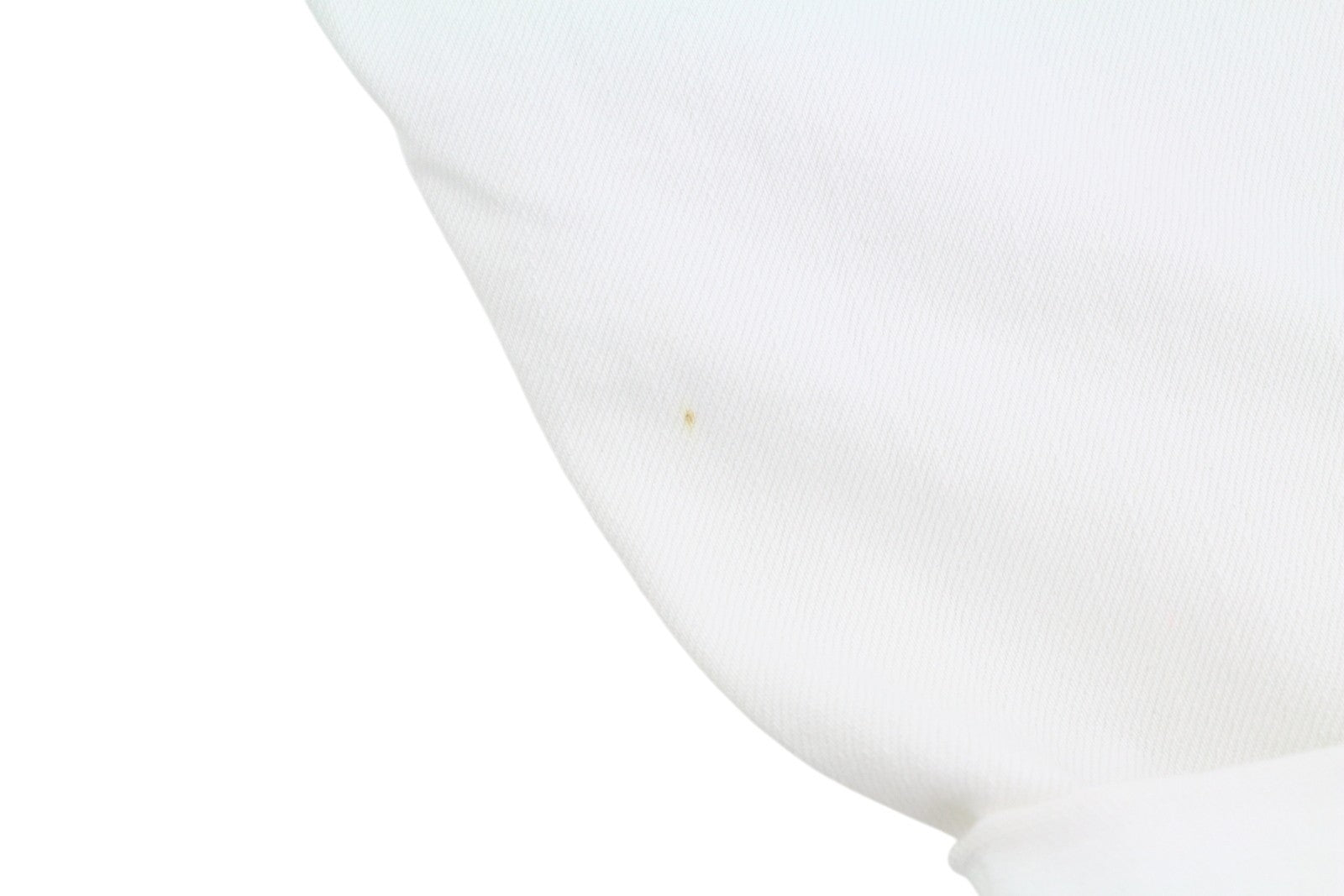 NUDIE JEANS Lean Dean Men's Shorts W28 White Denim Zip Cotton Turn Up