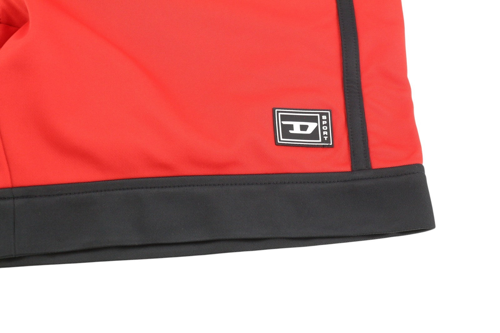 DIESEL Amsb-Stadiom-Wt13 Men's Shorts M Red 55DSL Track Drawstring Waist