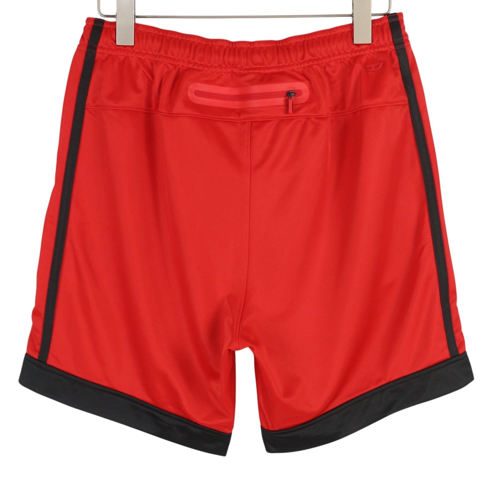 DIESEL Amsb-Stadiom-Wt13 Men's Shorts XL Red 55DSL Track Logo Waist