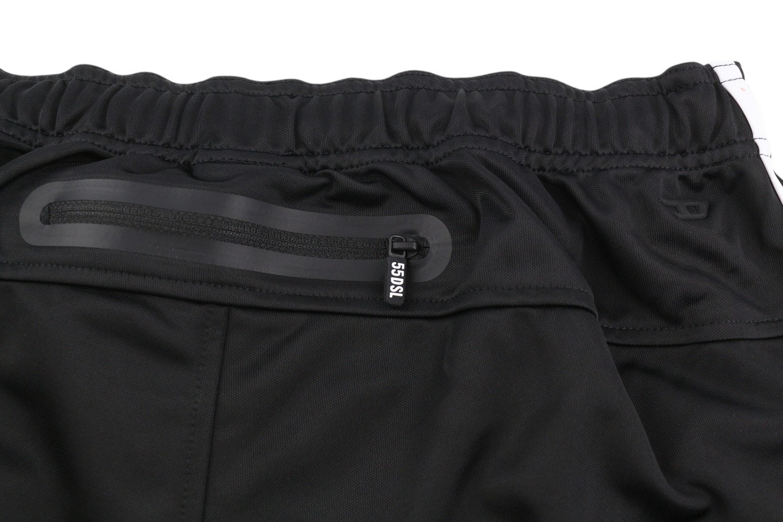 DIESEL Amsb-Stadiom-Wt13 Men's Shorts M Black 55DSL Track Elastic Waist