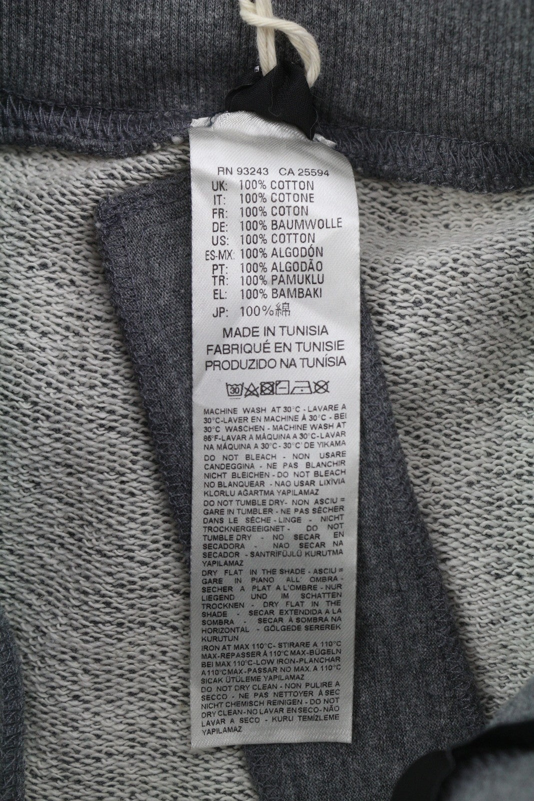 DIESEL O-Vita Women's Skirt W29 Grey Melange Pencil Shape Zip Pockets