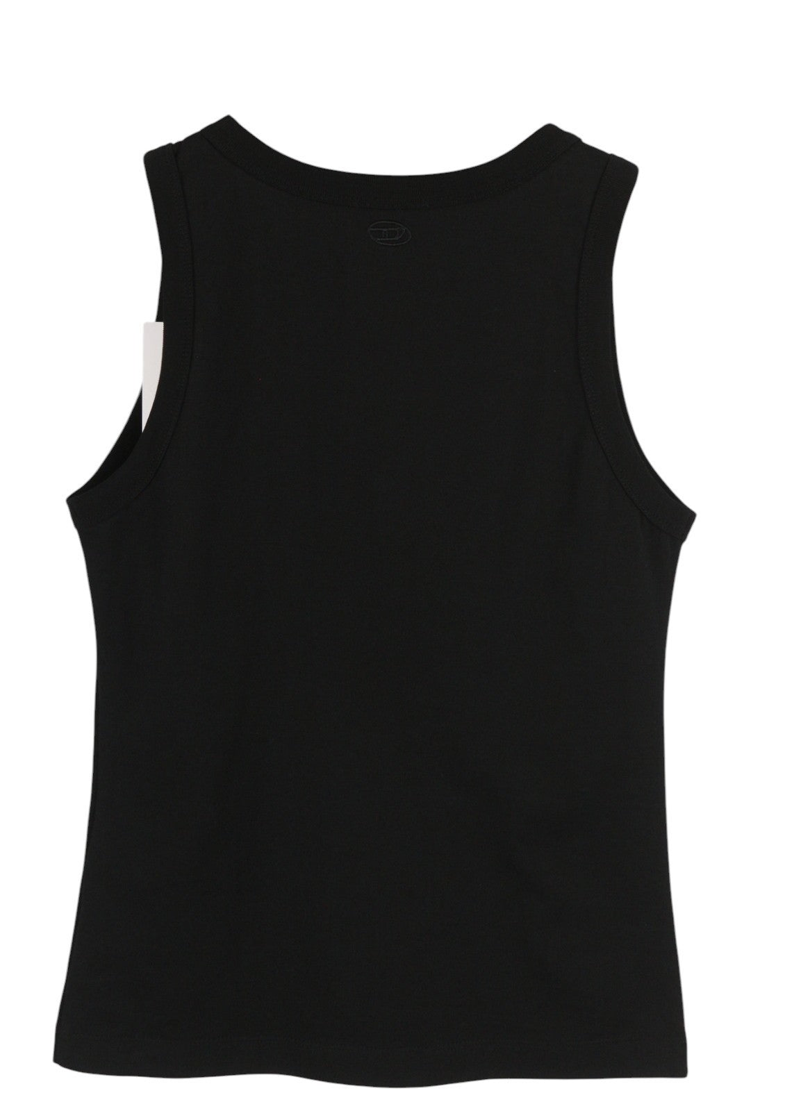 DIESEL T-Urar Women's T-Shirt XS Black Sleeveless Tricot Heart Print