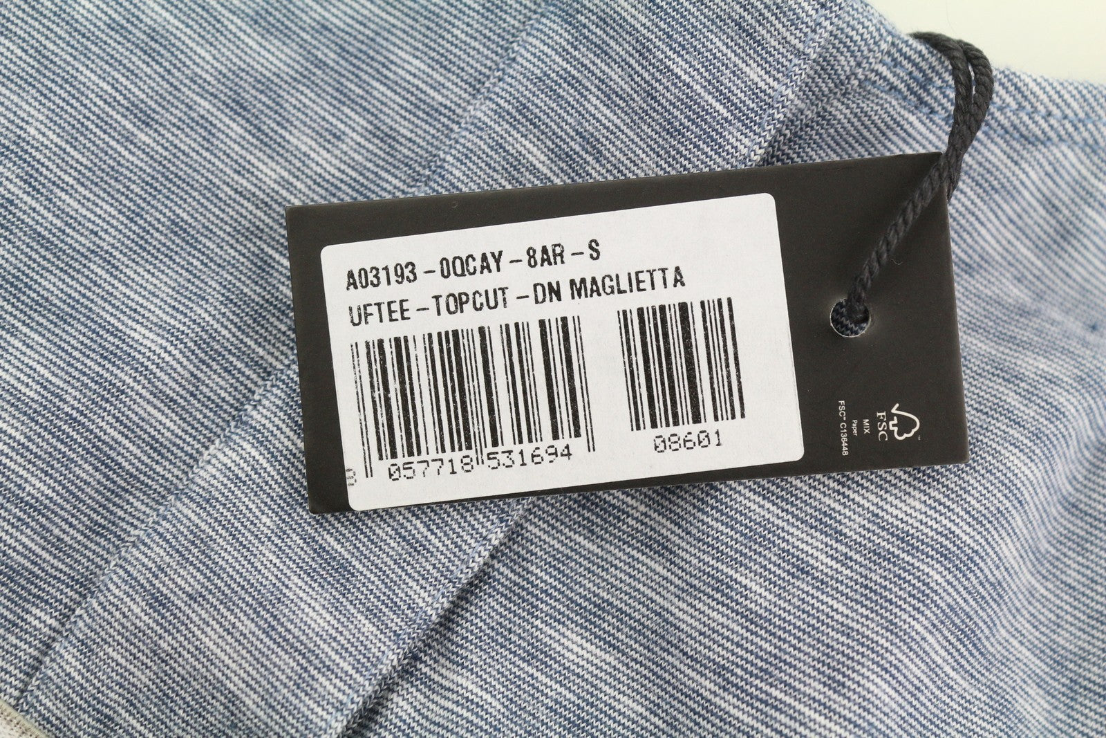 DIESEL Uftee-Topcut-Dn Women's T-Shirt S Cropped Melange Short Sleeve