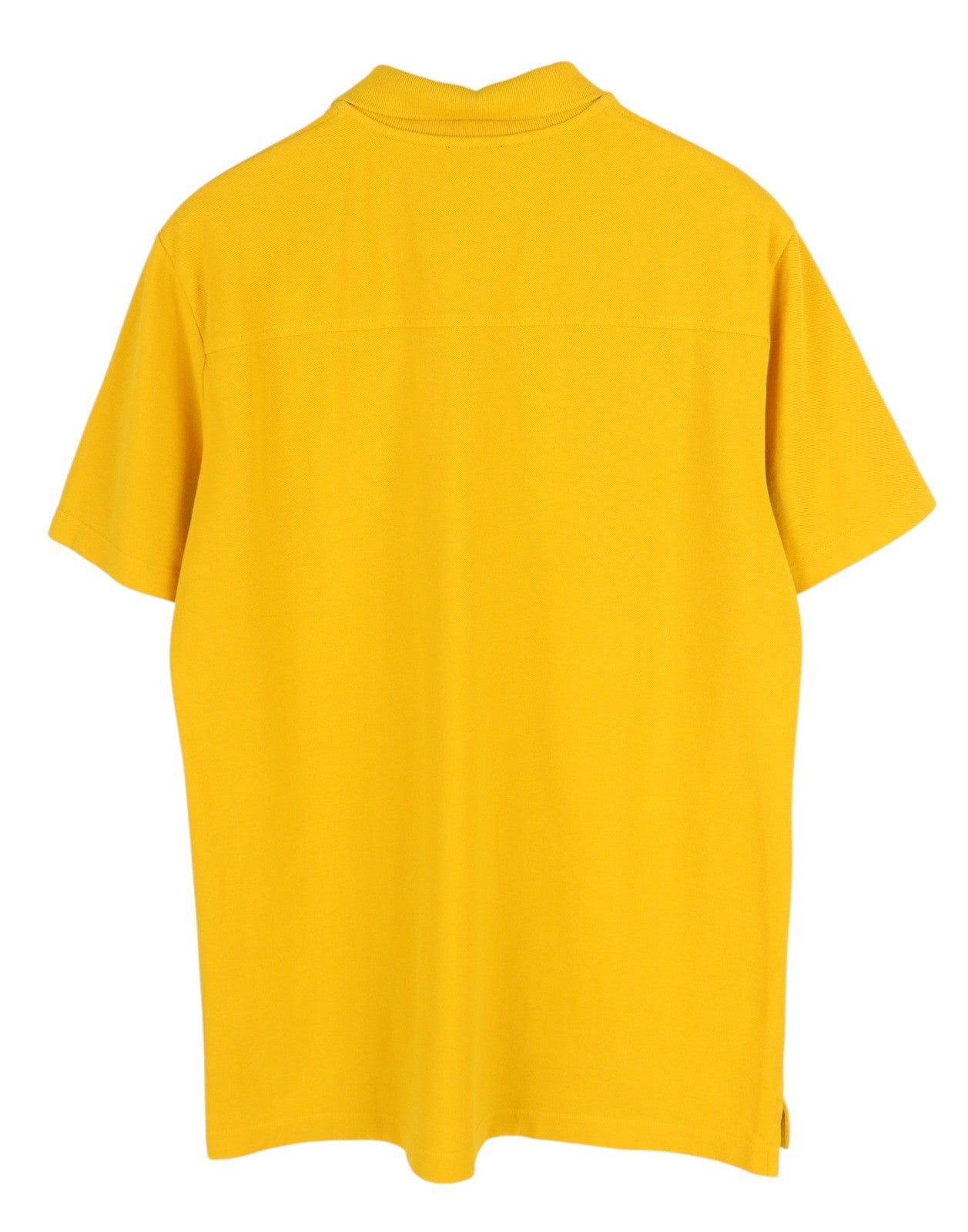 DIESEL T-Polo-Worky Men's T-Shirt L Yellow Cotton Polo Half Button