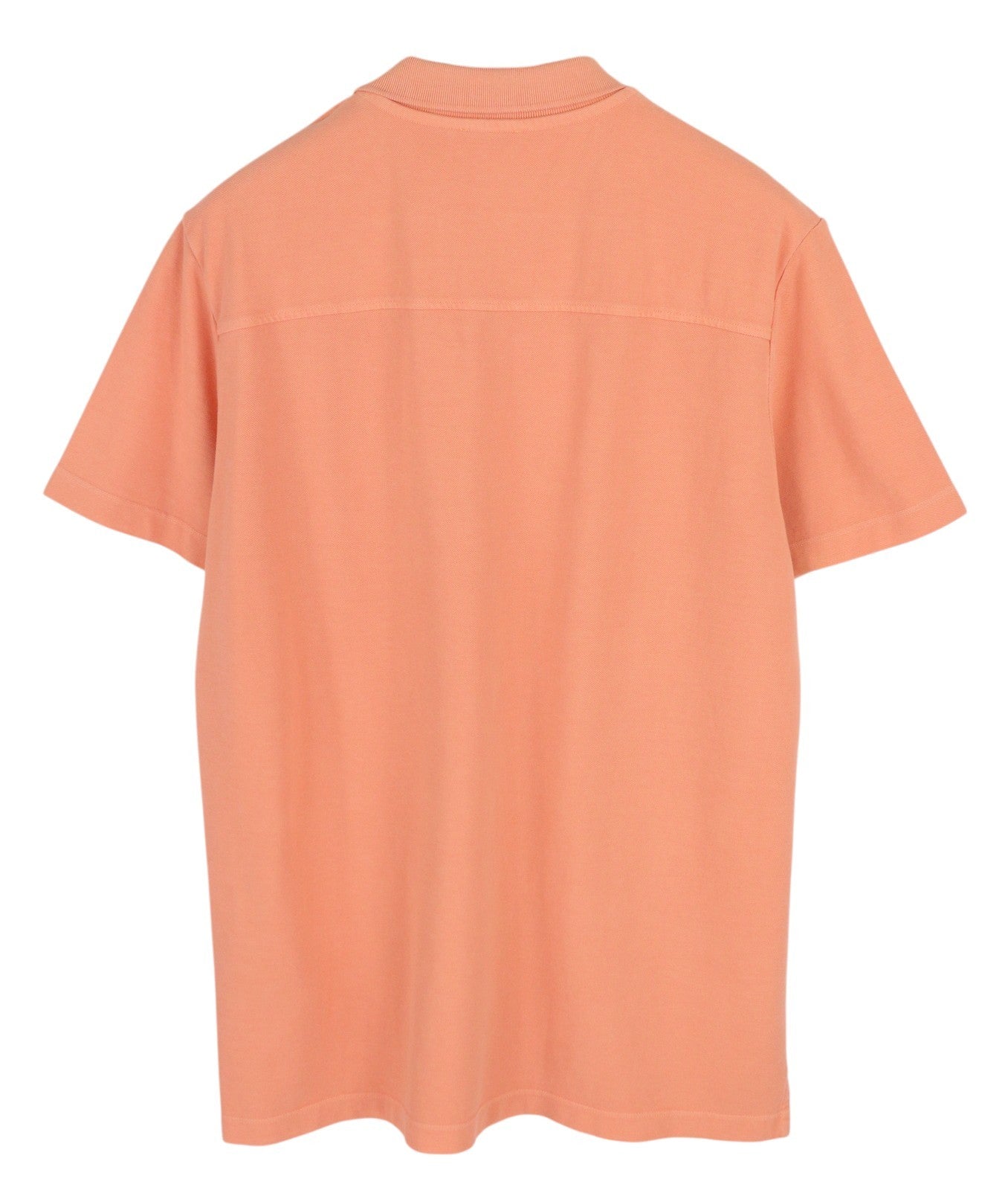 DIESEL T-Polo-Worky Men's T-Shirt L Peach Stretch Polo Button Neck