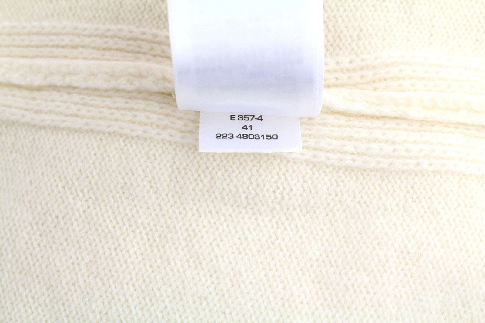 GANT Lounge C-Neck Women Jumper XL Cream Wool Cashmere Knit Pullover