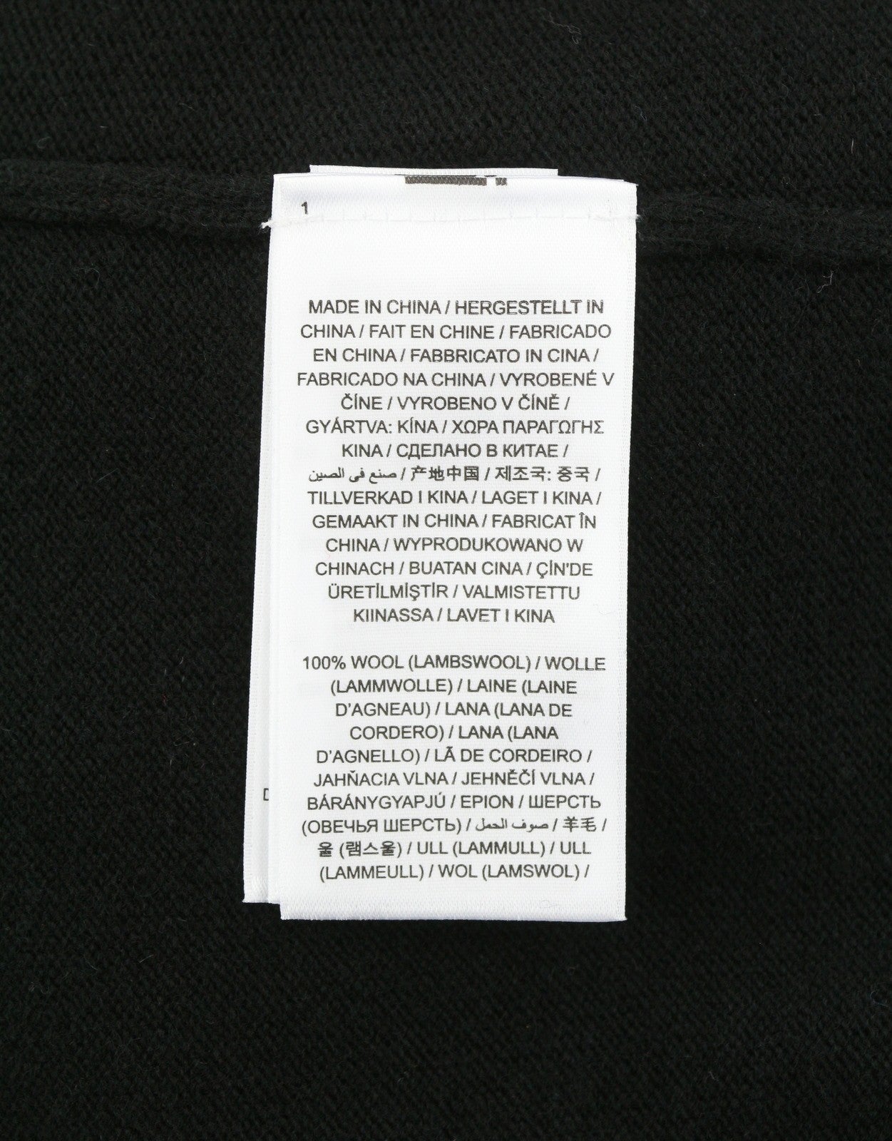 GANT Extrafine Lambswool V-Neck Women Jumper M Black Knit Pullover